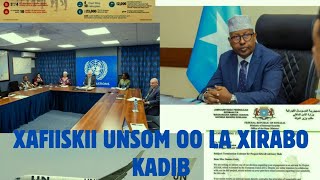 Xafiiskii UNSOM oo Dowladda Federalka Ah Xiri Rabto Kadib Faragalin lagu eedayey [upl. by Riha650]