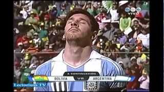 ARGENTINA VS BOLIVIA ELIMINATORIAS 2014 BOLIVIA 1 ARGENTINA 1 2013 GOLES MESSI MEJORES JUGADAS [upl. by Ettelra]