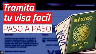 Solicitar la visa a Estados Unidos desde México tutorial paso a paso [upl. by Trauner196]