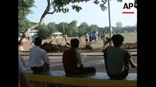 Man tries to set juggling record to celebrate World Cup [upl. by Latterll]