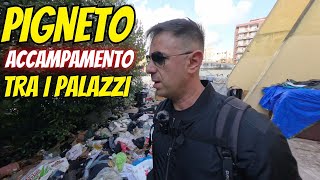 SHOCK A ROMA CITTA ALLA DERIVA ACCAMPAMENTO TRA I PALAZZI PIGNETO TRA DEGRADO ED ABBANDONO [upl. by Yrffej914]