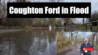 Coughton Ford In Flood [upl. by Danas]