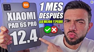 BRUTAL pero…🤔Xiaomi PAD 6s PRO 124  REVIEW tras 1 MES [upl. by Yeorgi]