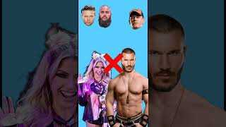 Guess who ❓ with Alexa Bliss themiz johncena brawnstrowman randyorton alexa shorts [upl. by Sybley302]