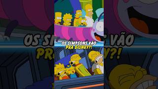 OS SIMPSONS VÃO PRA DISNEY simpsons thesimpsons shorts homer bart [upl. by Yatnahs]