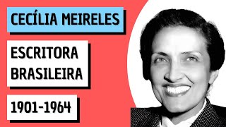 BIOGRAFIA DE CECÍLIA MEIRELES  ESCRITORA BRASILEIRA [upl. by Lasko]