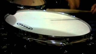 Evans ST Dry Snare Head Part 2wmv [upl. by Maurer]