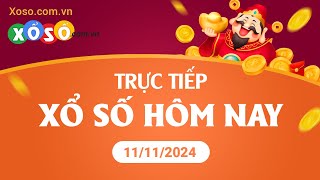 XSMN XSMT  Trực tiếp xổ số Miền Nam hôm nay 1111 Tường thuật SXMNSXMT thứ hai ngày 11112024 [upl. by Ilhsa]