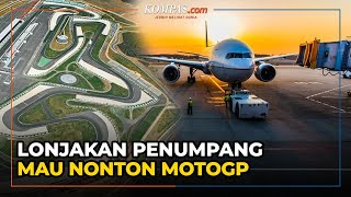 Ada MotoGP Lonjakan Penumpang di Bandara Lombok Mencapai 134 Persen [upl. by Ydisahc]