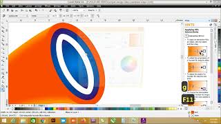 Simple Design Idea In Coreldraw  Coreldraw Fever Studio [upl. by Ramsdell938]