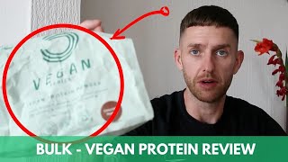 🍫🥜Bulk  Vegan Protein Review  Chocolate Peanut WATCH THIS BEFORE BUYING [upl. by Zapot899]