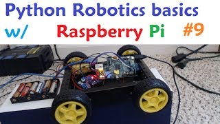 Raspberry pi with Python for Robotics 9  Adding HCSR04 Distance Sensor [upl. by Dieball458]