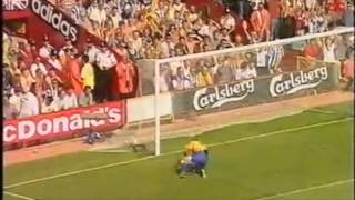 Fantastic Liverpool debut goal by Stan Collymore [upl. by Etom289]