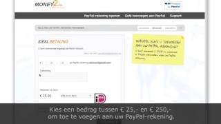 Geld toevoegen aan PayPal met iDEAL [upl. by Marcelline943]