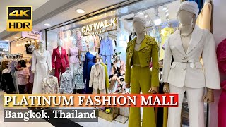 BANGKOK Platinum Fashion Mall quotThe Largest Wholesales amp Retails Fashion Mallquot Thailand 4K HDR [upl. by Meesaw]