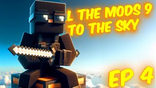 Cómo Crear un Sistema de Cofres Inalámbrico y Gigante  All the Mods 9 to the Sky Episodio 4 [upl. by Havener]