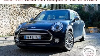 Essai Mini Clubman Cooper D 150ch  Actu Auto France [upl. by Ala]