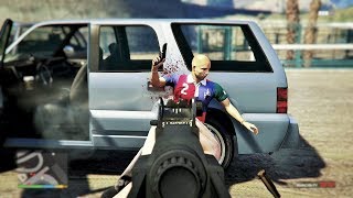 GTA 5  Martin Madrazos Gang VS LS Cops At The RACETRACK GTA 5 Funny Moments [upl. by As126]