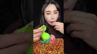 👆 asmr 🍫 mukbang 🍭 eating 🍬 candy 🍹 asmrcandy 🥤 food 🎁 [upl. by Cherye877]