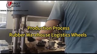 Production Process of 5quot Rubber Warehouse Logistics Wheelwheels rubber warehouse [upl. by Tiphany36]