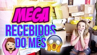 MEGA RECEBIDOS DO MÊS ♡ [upl. by Eecyaj]