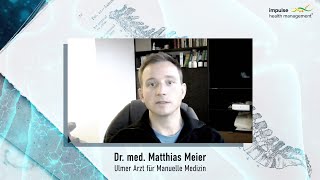 🇩🇪 Manuelle Medizin  Dr Matthias Meier  Arzt für Rekonstruktive Chirotherapie [upl. by Macintyre]