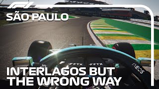 Driving Interlagos The Wrong Way  Assetto Corsa [upl. by Eimareg]