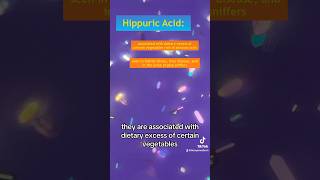 How to differentiate hippuric acid crystals from uric acid foryou medtech medtechstudent short [upl. by Qifahs]