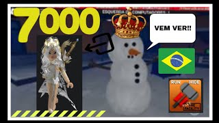 LEVEL 7000 DA PAOLA MORAES JÁ CHEGOU BEM VINDO roblox fleethefacility gameplay marretão [upl. by Nevur]