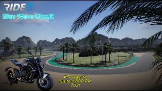 Ride 5  MV Agusta Brutale 800 RR 2021 on Blue Wave Circuit 🏍️💨  Gameplay [upl. by Ecraep894]