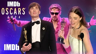 Best Moments from the 2024 Oscars  IMDb [upl. by Nereen]