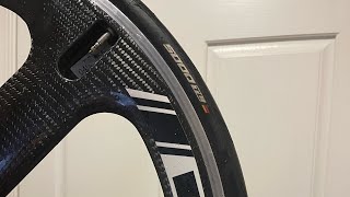 HED 3 Spoke clincher  TUBELESS setup wGP5k 25c [upl. by Laram]