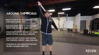 PVC Shoulder Warmup Routine  Exercise Demo Reign Fitness [upl. by Aramoy]