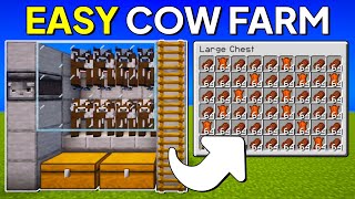 Minecraft Cow Farm 121 [upl. by Noirod]