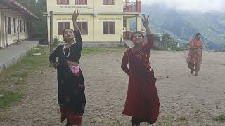 Basani Fulai Banaima Samjhani Raichha Manaima nepalisong goviral dancing 💃❤️ [upl. by Ahsiryt]