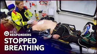 Doctors Resuscitate Man After Sudden Cardiac Arrest  Inside The Ambulance  Real Responders [upl. by Ainej]