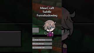 Subtle MineCraft Foreshadowing shorts minecraft drdt [upl. by Ahsitruc]