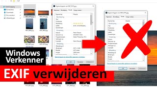Windows Verkenner  EXIFgegevens verwijderen of veranderen Dutch [upl. by Auqenat249]