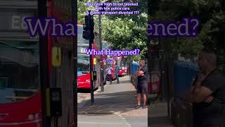 What happened Hounslow High Street blocked with few police cars amp public transport diverted [upl. by Natam418]