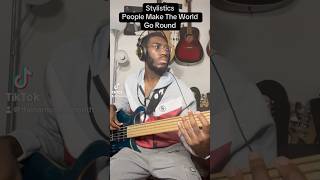 Stylistics  People Make The World Go Round ￼KD Smooth Bass Cover Stylistics subscribe shorts [upl. by Yatnohs]