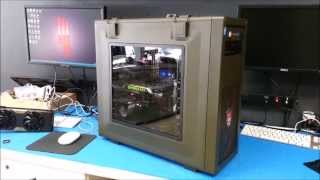 Corsair Vengeance C70 Military Green Intel Core i7 4770K  45ghz nVidia GTX 780 Corsair H100i [upl. by Espy]