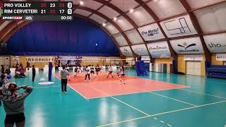 Pro Volley vs RIM cerveteri  14012024 [upl. by Seldun]