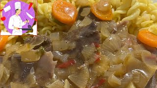 Recette Facile de Langue de Boeuf Sauce Piquante [upl. by Ahsiat]