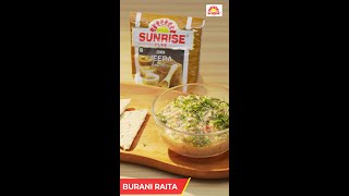 Creamy Burani Raita to pair with your Biryani Recipe on SunrisePure shorts buraniraita [upl. by Taite392]