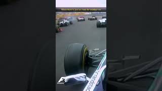 When there is just no room for another car f1 f1onboard formula1 f1shorts formulaone f1crash [upl. by Ahtnama438]