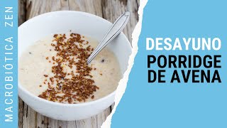 Avena DESAYUNO 🥣😍  COPOS de AVENA con Leche 100 Avena INTEGRAL MACROBIÓTICA [upl. by Delastre]