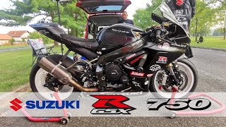 Suzuki GSXR 750 Race Bike Walkaround [upl. by Trill]