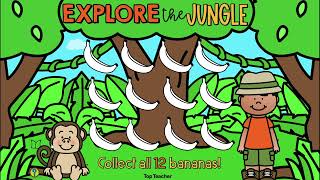 Interactive Subitising to 5 Hidden Jungle Game [upl. by Llenrag478]