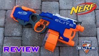 REVIEW Nerf Elite Hyperfire Unboxing Review amp Firing Test [upl. by Edlun]