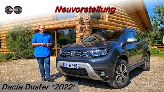 Dacia Duster TCe 100 ECOG Prestige 2022 geglückte Modellpflege Test  Review  Fahrbericht [upl. by Ydissac822]